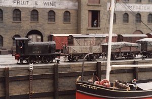 Y7 shunter on the quayside.