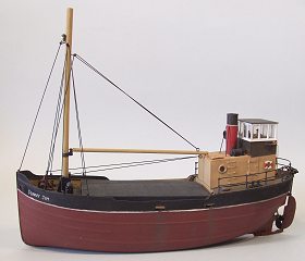 Clyde Puffer 1:24  Scale Fibreglass model boat hull